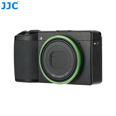 JJC Ozdobný kroužek objektivu pro RICOH-  zelený