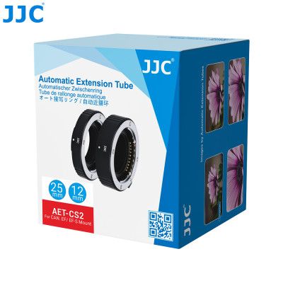 JJC AET-CS2 Sada medzikrúžkov 12 a 25 mm pre Canon EF / EF-S