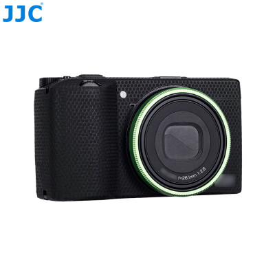 JJC Ozdobný kroužek objektivu pro RICOH GR IIIx  zelený