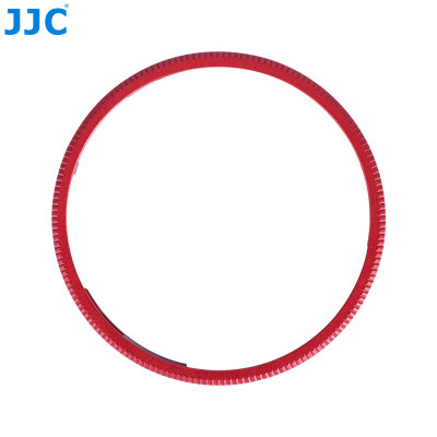 JJC Ozdobný kroužek objektivu pro RICOH GR IIIx červený