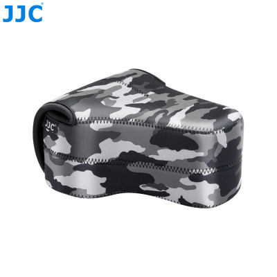 JJC OC-MC1BK Neoprénové pouzdro na fotoaparát, army šedá