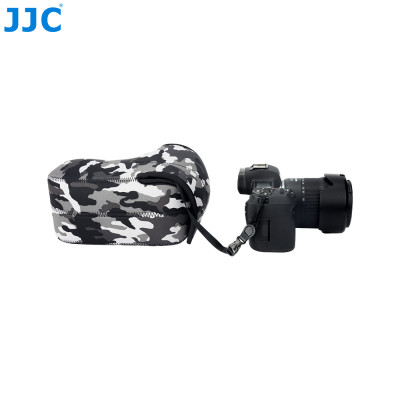 JJC OC-MC3GR Neoprénové puzdro na fotoaparát, armádne sivé