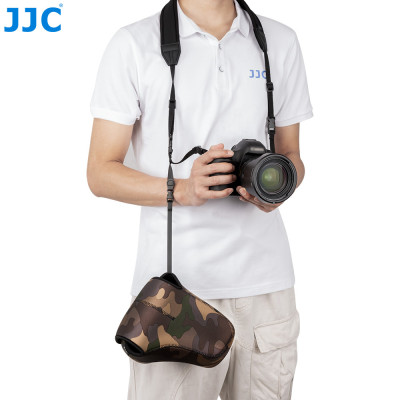 JJC OC-MC3 Neoprénové puzdro na fotoaparát, armádne zelené