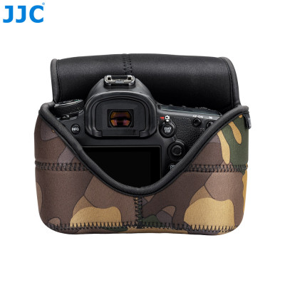 JJC OC-MC3 Neoprénové puzdro na fotoaparát, armádne zelené