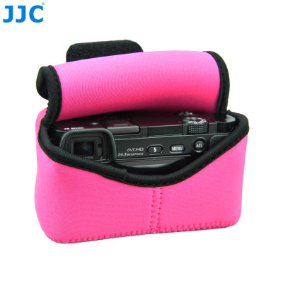 JJC OC-S1MA  Pouzdro na bezzrcadlový fotoaparát, růžové