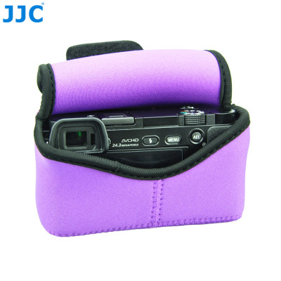 JJC OC-S1PE  Pouzdro na bezzrcadlový fotoaparát, fialové