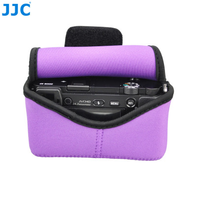 JJC OC-S1PE  Pouzdro na bezzrcadlový fotoaparát, fialové