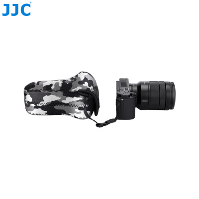 JJC OC-S3GR  Neoprénové pouzdro na fotoaparát, army šedá