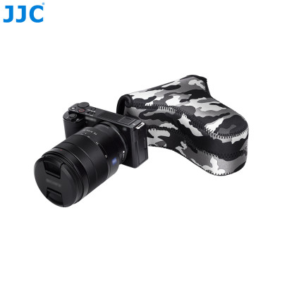 JJC OC-S3GR Neoprénové puzdro na fotoaparát, armádne sivé