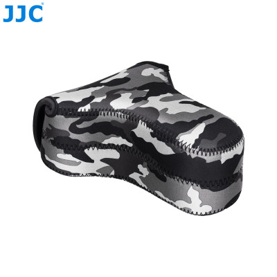 JJC OC-S3GR Neoprénové puzdro na fotoaparát, armádne sivé