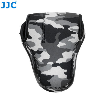 JJC OC-MC0GR Neoprénové puzdro na fotoaparát, armádne sivé