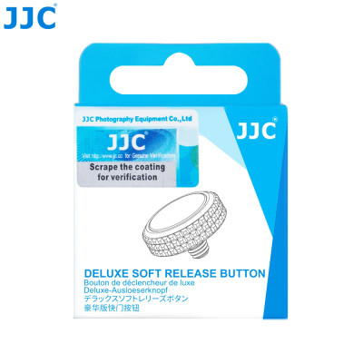 JJC SRB-BK BLUE  Luxusní tlačítko spouště pro jemné spouštění fotoaparátu, modré