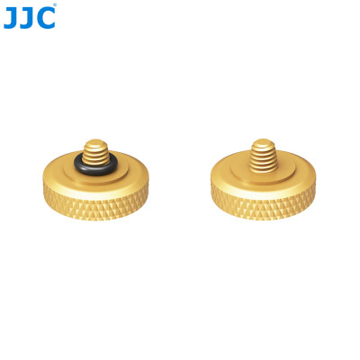 JJC SRB-DGD BROWN Luxusní tlačítko spouště pro jemné spouštění fotoaparátu, hnědé