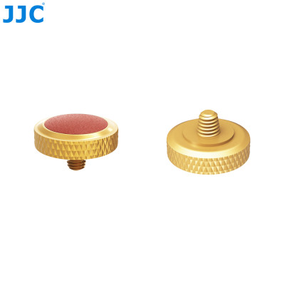 JJC SRB-DGD BROWN Luxusní tlačítko spouště pro jemné spouštění fotoaparátu, hnědé