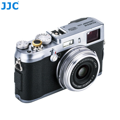 JJC SRB-DGD BLACK Luxusné tlačidlo spúšte pre jemné uvoľnenie fotoaparátu, zlaté - čierne