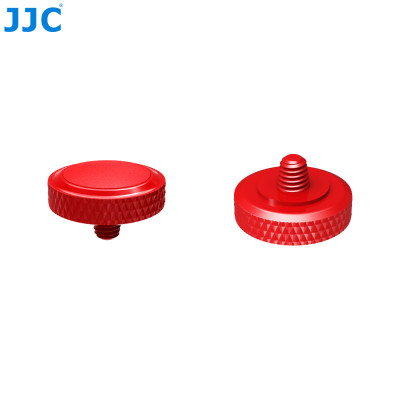 JJC SRB-R RED Luxusné tlačidlo spúšte pre jemné uvoľnenie fotoaparátu, červené