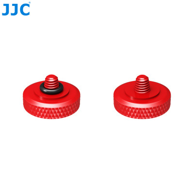 JJC SRB-R BLACK Luxusné tlačidlo spúšte pre jemné uvoľnenie fotoaparátu, červené a čierne