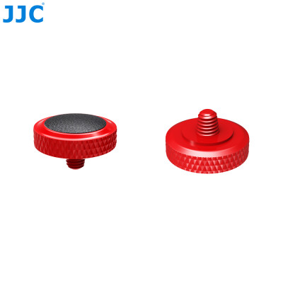 JJC SRB-R BLACK Luxusní tlačítko spouště pro jemné spouštění fotoaparátu, červeno - černé