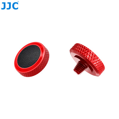 JJC SRB-R BLACK Luxusné tlačidlo spúšte pre jemné uvoľnenie fotoaparátu, červené a čierne