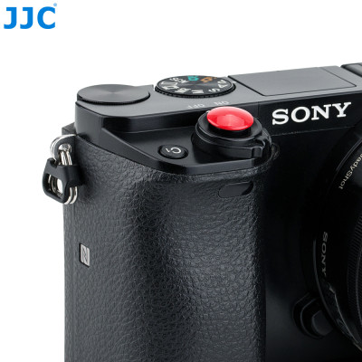 copy of JJC SRB-NSBBK  Nalepovací tlačítko na nešroubované spouště fotoaparátu, černé