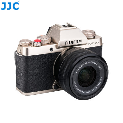 JJC SRB-NSBR Nalepovacie tlačidlo pre odskrutkovanú spúšť fotoaparátu, červené