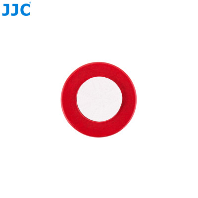 JJC SRB-NSBR Nalepovacie tlačidlo pre odskrutkovanú spúšť fotoaparátu, červené