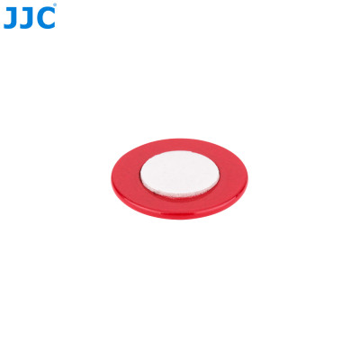 JJC SRB-NSBR Nalepovacie tlačidlo pre odskrutkovanú spúšť fotoaparátu, červené