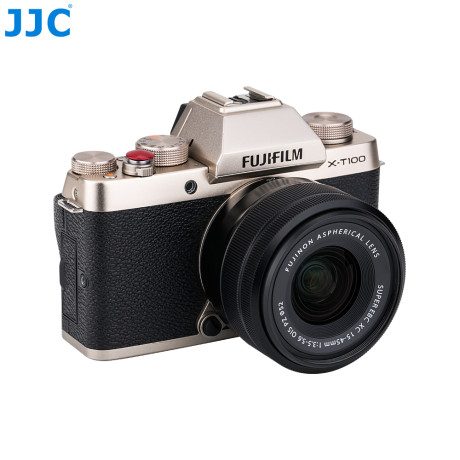 JJC SRB-NSBDR Nalepovacie tlačidlo pre odskrutkovanú spúšť fotoaparátu, tmavočervené