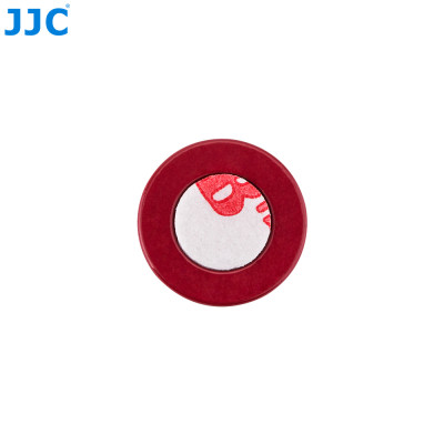JJC SRB-NSBDR Nalepovacie tlačidlo pre odskrutkovanú spúšť fotoaparátu, tmavočervené