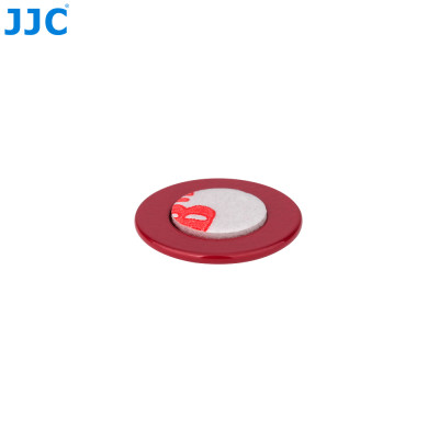 JJC SRB-NSBDR Nalepovacie tlačidlo pre odskrutkovanú spúšť fotoaparátu, tmavočervené