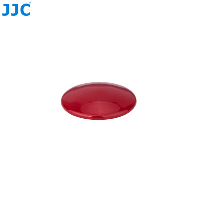 JJC SRB-NSBDR Nalepovacie tlačidlo pre odskrutkovanú spúšť fotoaparátu, tmavočervené