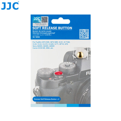 JJC SRB-NSBDGD  Nalepovací tlačítko na nešroubované spouště fotoaparátu, zlaté