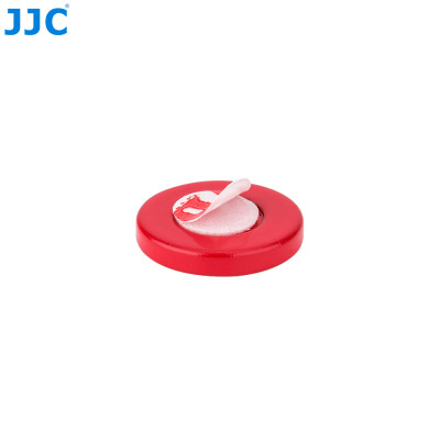 JJC SRB-NSCR Nalepovacie tlačidlo pre odskrutkovanú spúšť fotoaparátu, červené