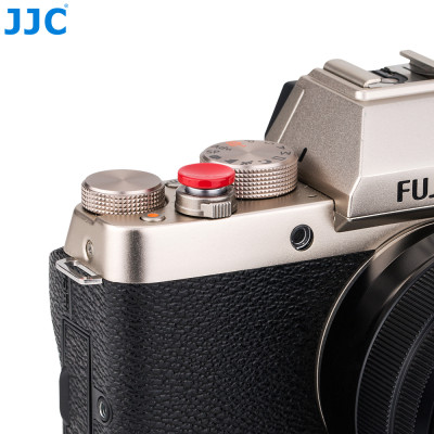 copy of JJC SRB-NSCBK   Nalepovací tlačítko na nešroubované spouště fotoaparátu, černé