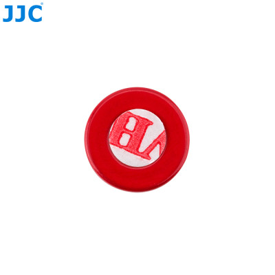 JJC SRB-NSCR   Nalepovací tlačítko na nešroubované spouště fotoaparátu, červené