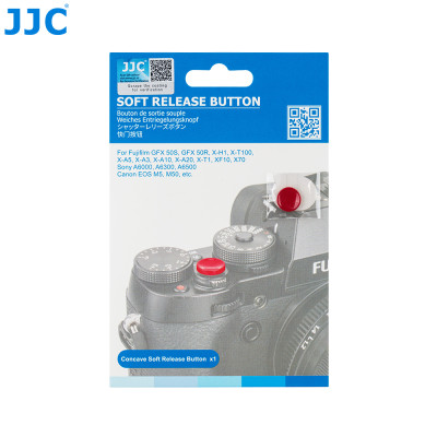 copy of JJC SRB-NSCBK   Nalepovací tlačítko na nešroubované spouště fotoaparátu, černé