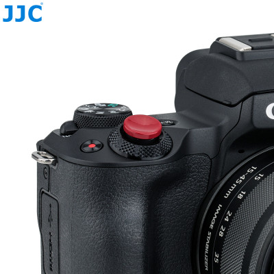 copy of JJC SRB-NSCBK   Nalepovací tlačítko na nešroubované spouště fotoaparátu, černé