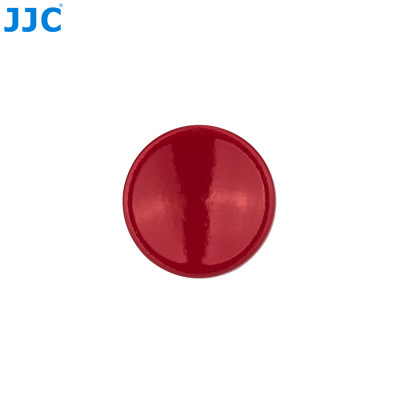 JJC SRB-NSCDR   Nalepovací tlačítko na nešroubované spouště fotoaparátu, tmavě červené