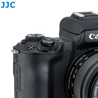 JJC SRB-NSCBK Nalepovacie tlačidlo pre odskrutkovanú spúšť fotoaparátu, čierne