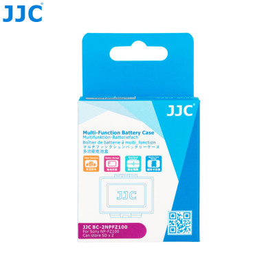 JJC BC-2NPFZ100   Multifunkční pouzdro na baterii NP-FZ100 a SD karty