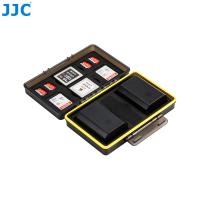 JJC BC-3UN1   Plastový box na baterie NP, SD karty, čtečku a jiné