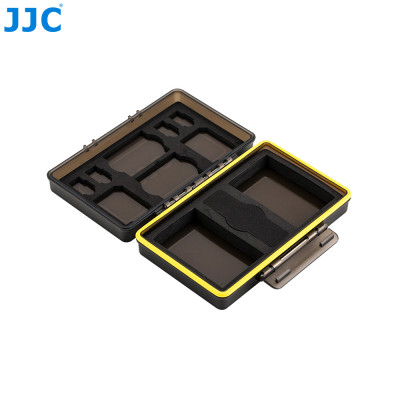 JJC BC-3UN1   Plastový box na baterie NP, SD karty, čtečku a jiné