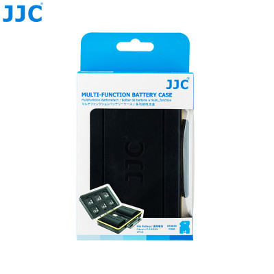 JJC BC-3LPE6 Plastový box na batérie pre Canon LP-E6/E6N x 2 + SD 6 x + čítačka