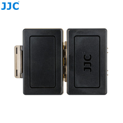 JJC BC-3LPE6 Plastový box na batérie pre Canon LP-E6/E6N x 2 + SD 6 x + čítačka