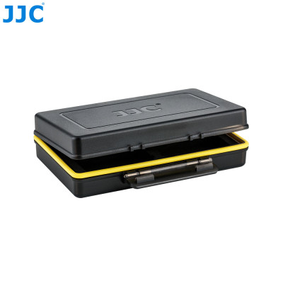JJC BC-3NPW126   Plastový box na baterie Fujifilm NP-W126/W126S x 2 + SD x 6 + čtečku
