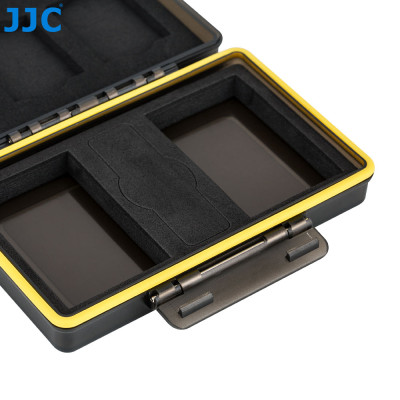 JJC BC-3XQD3 Plastový box na batérie pre Canon LP-E17 2 x ( napr. ) + karta XQD x 3