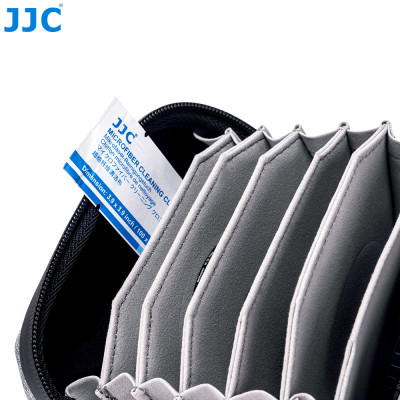 JJC  FP-K10 GRAY  Pouzdro na 10 ks filtrů do velikosti 95 mm