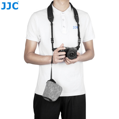 JJC OC-Z1BG  Neoprénové pouzdro pro fotoaparát 143 x 120 x 110 mm, tmavě šedé