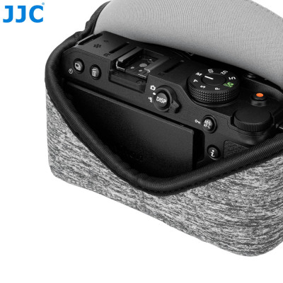 JJC OC-Z1BG Neoprénové puzdro na fotoaparát 143 x 120 x 110 mm, tmavosivé