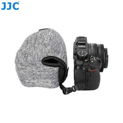 JJC OC-Z1BG Neoprénové puzdro na fotoaparát 143 x 120 x 110 mm, tmavosivé